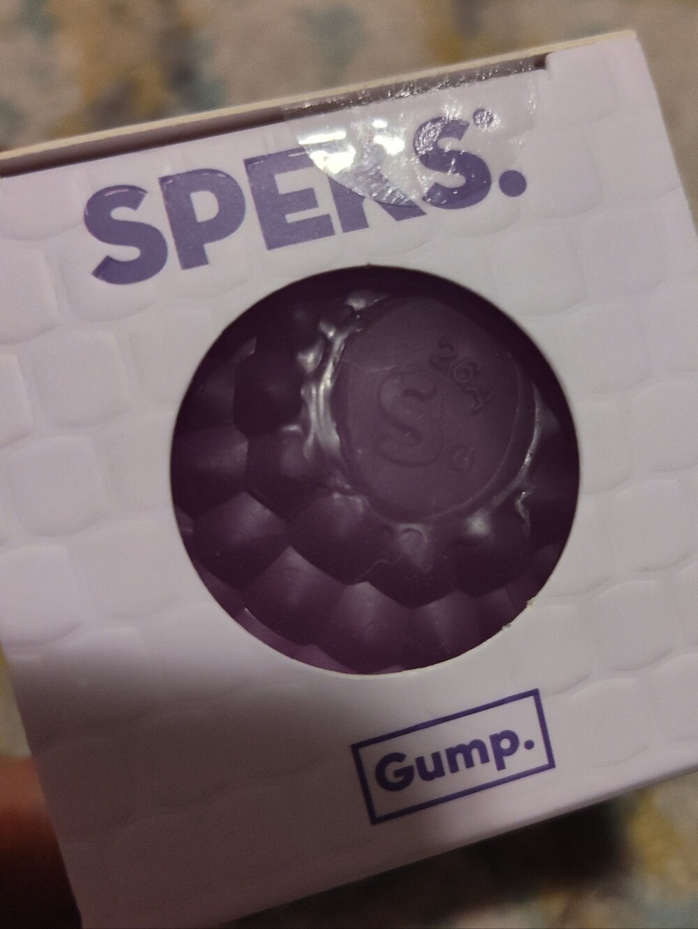 Speks Gump Squish Ball - Purple - Picture 4 of 5